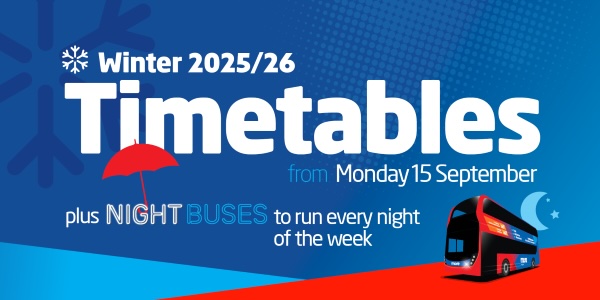 More Buses, More Often: Night Services Now Running Every Day
